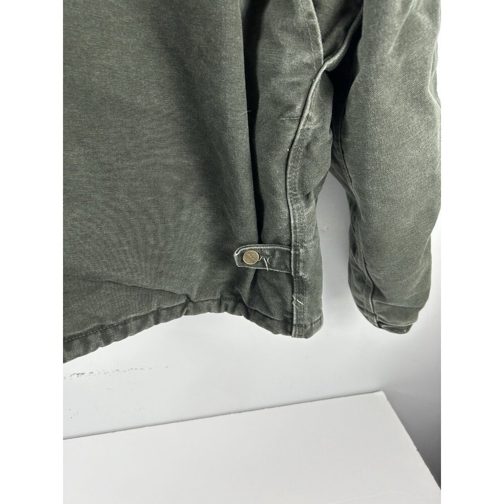 Carhartt Faded J22 MOS Moss Green Arctic Jacket Size 2XL XXL WORKWEAR DUCK - Picture 11 of 16